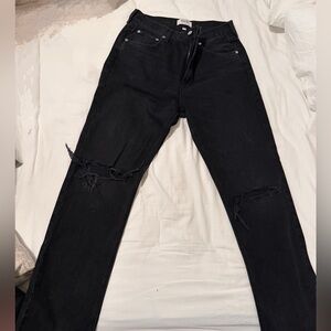 AGolde Cherie  high rise Distressed Jeans
